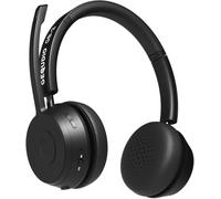 GEQUDIO GB-2 Casque avec microphone Bluetooth | Casque sans fil | Réduction passive du bruit | Connectez 2 appareils simultanément (téléphone portable, PC, ordinateur portable) | Casque sans fil |