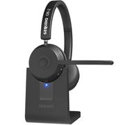 GEQUDIO GB-2 Casque avec microphone Bluetooth | Casque sans fil | Réduction passive du bruit | Connectez 2 appareils simultanément (téléphone portable, PC, ordinateur portable) | Casque sans fil |