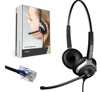 GEQUDIO Headset 2-Ohr für Cisco mit Kabel