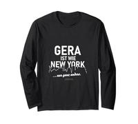 Gera est comme New York... mais Un Dicton Amusant complètement différent Manche Longue