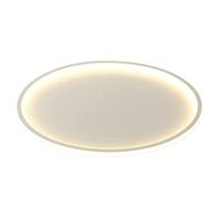 GERAGUR LED Plafonnier Encastré Plafonnier Rond Décoration Luminaires Simplicité Moderne Trois Couleurs Gradation LED Plafonnier Émission Latérale Conception Éclairage De Plafond pour Salon Salle
