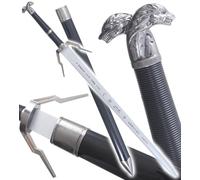 Geralt de RIV Epee en Bois Sorceleur Replique Cosplay Sabre Wolf Lame Decoration + Fourreau en ABS