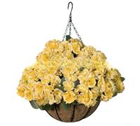 Géranium réaliste suspendu fleurs artificielles résistantes aux UV