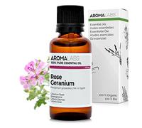 Géranium Rosat BIO (Pelargonium graveolens - Egypt) - 30 mL - Huile Essentielle Chémotypée et Certifiée AB - Aroma Labs - Made in France