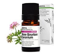 Géranium Rosat Bourbon BIO (Pelargonium graveolens - Bourbon) - 5 mL - Huile Essentielle Chémotypée et Certifiée AB - Aroma Labs - Made in France