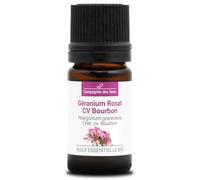 GÉRANIUM ROSAT CV BOURBON BIO - 5mL - Huile Essentielle de Qualité Premium - 100% Pure, Naturelle, garantie ChromaCert® - Chémotypée & Intégrale