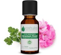 Geranium Rosat Essential Oil 10 Ml-100% Pure And Natural-Hebbd-Dermatological Virtues-Dilute In Vegetable Oil-Light Rose Fragrance