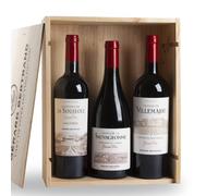 Gérard Bertrand Coffret Sélection des grand vins rouge Gérard Bertrand | Idéal pour les grands occasions, Grenache Noir, Syrah, Carignan, Mourvèdre, Cabernet Franc, Merlot, Malbec, garde 8-12 ans