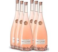 Gérard Bertrand Cote des Roses - Vin Rosé AOP Languedoc - Bouteille Design Rose - 6 Magnum (150cl) - Gérard Bertrand