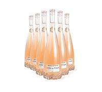 Gérard Bertrand Cote des Roses - Vin Rosé AOP Languedoc - Bouteille Design Rose - 6x75cl - Gérard Bertrand