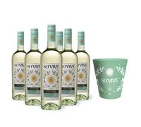 Gérard Bertrand So'Vive Offre Spéciale 12 Bouteilles 75 t Seau Offert | Global Low and No Alcohol Wine Master Silver, IGP Pays d'Oc, bio (AB), Sauvignon Blanc, Muscat Petits Grains, garde 2-4 ans