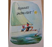 Gérard Lauzier -Bonnes vacances - 10x15 cm CARTE POSTALE