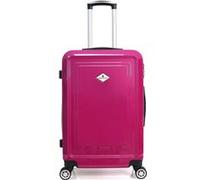 gerard pasquier - valise weekend abs/ pc dahlia 4 roulettes 65 cm - fuchsia fuchsia