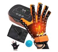 GERAZAHO Appareil d'exercice électrique pour Les Doigts, Gants robotisés de rééducation de la Main, avec Fonction de Compression Chaude réglable, soulage la raideur de la Main