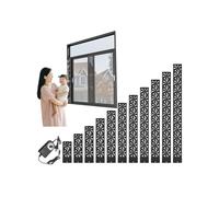 GERAZAHO Extracteur de fenêtre, 35-160 cm, extracteur de fenêtre sans Perforation, Vitesse réglable/Ventilateur Vertical rétractable, pour Chambre, Cuisine, Bureau/Salle de Bain 130~135cm