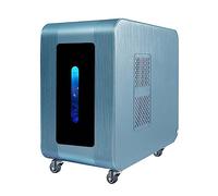 GERAZAHO Inhalateur d'hydrogène, générateur d'eau à hydrogène Haute pureté à 99,99%, ioniseur PEM, Alimentation Continue en H2 Pendant 4 Heures, avec poulie Universelle à 360° 600ml/min