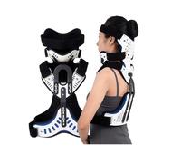 GERAZAHO Orthèse cervico-Thoracique, réglable en Longueur et en Hauteur, Support Occipital concave, Fixation Semi-fermée de la tête, pour fractures/luxations, scoliose