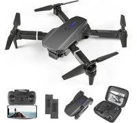 Gerbala Drone pour Enfant avec Caméra, Drone Quadricoptère FPV WiFi Télécommandé, Mode sans Tête, Maintien d'Altitude, 3D Flip, Décoller/Atterrir Un Clic, Cadeau et Jouet pour Enfant ou Débutant