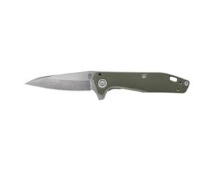 Gerber Couteau de poche pliable, Fastball Finger Flip, Longueur de Lame : 7,62 cm, Acier Inoxydable, Vert, 30-001716