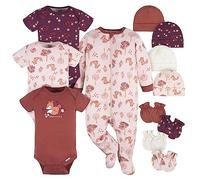 Gerber Ensemble cadeau 12 pièces pour bébé fille garçon et fille (lot de 12)