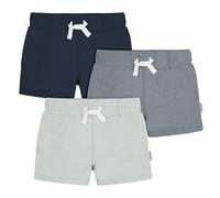 Gerber Lot de 3 shorts en tricot avec cordon de serrage, bleu, 2 ans