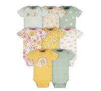 Gerber Lot de 5 Bodies à manches courtes pour bébés filles
