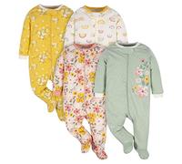 Gerber Lot de 5 Bodies à manches courtes pour bébés filles