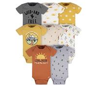 Gerber Lot de 8 Bodies à manches courtes pour bébés