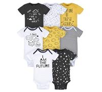 Gerber Lot de 8 bodies pour bébé garçon, motif renard