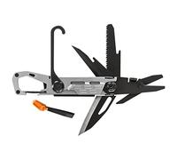 Gerber Multi-Tool 11 fonctions, Stakeout | Verrouillage Frame-Lock et mousqueton, Gris, 30-001741