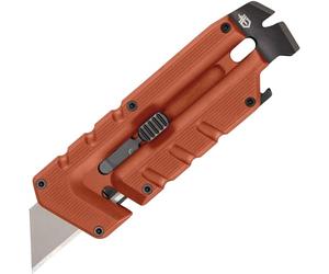 Gerber Outil polyvalent avec 8 fonctions, Prybrid-Utility, Couteau Multifonction avec Extrémité Levier et Coupe-Ceinture, Orange, Acier Inoxydable, 1068160