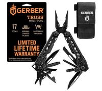 Gerber Pince multifonction Truss – 17 outils en 1 – Noir – avec étui