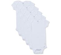Gerber Unisexe Baby 5-Pack Sleeve Vari t de grenouill res Bodys Bodys Bodys Blanc 0-3 mois