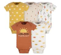 Gerber Unisexe Baby 5-Pack Sleeve Vari t de grenouill res Bodys Bodys Southwest Nouveau-n
