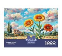 Gerbéra 1000 Pieces Jigsaw Puzzles for Adults Family Challenge Toys Stress Relieving Entertainment Exercise The Memory of The Brain for The Whole for Women, Gifts for Men 70x50cm/1