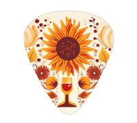 Gerbera Art Lot de 12 médiators de guitare 3 épaisseurs différentes pour différents instruments