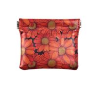 Gerbera Porte-monnaie vintage en cuir PU Motif marguerites, Fleurs de marguerite Gerbera style vintage de dessin animé, 1 size, Impression artistique