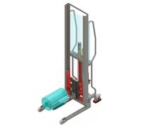 Gerbeur Levfix300 à levée manuelle avec éperon à galet avec plateau V 100 kg - 855000965