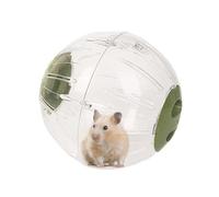 Gerbil Ball, Hamster Exercise Ball, Authentic Pet Balls Toy with 5.5 inch Size, Small Animal Play, Compact Indoor Workout Fun for Hamsters, Gerbils, Mice, Pets Owner Green Transparent