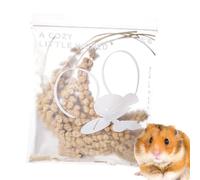 Gerbil Bedding Natural - Literie pour petits animaux - Décoration d'habitat pour petits animaux de compagnie, fournitures de contrôle des odeurs pour gerbilles et citrons
