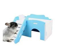 Gerbil House - Petite maison de Gerbil La maison Kalechy est livrée avec plusieurs plaques et fentes de montage pour une configuration sans problème. Card Slo Hamster Accessoires de cage, jouets