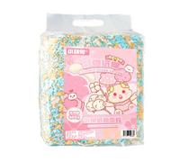 Gerbil Parure de lit - Substrat naturel pour animaux de compagnie - Remplissage de cage confortable - Linge de lit en papier sans poussière - Absorbeur d'odeurs - Pour hamster et cochon d'Inde