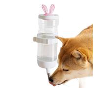 Gerbil Water Bottle, Bunny Water Dispenser, 9.84x3.94x3.94 inches Compact and Lightweight, Leak-Proof Wall Mount Feeder for Pets, Dog, Cat, Hedgehog, Mice, Ferret