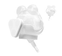 Gerbil Water Bottle, Hamster Dispenser, 3.94x3.43x5.12 inches Magnetic Cage Feeder, 220ml Waterer Pet Supply for Mice Hedgehog Bunny Chinchilla Ferret Other Animal Hydration Needs