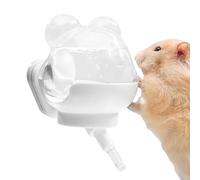 Gerbil Water Bottle, Magnetic Dispenser Feeder, 220ml Cage Attachment, Spill-Resistant Drinking Nozzle, Easy Refill Design, for Hamsters, Bunnies, Mice, Ferrets, Chinchillas