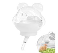 Gerbil Water Bottle, Water Dispenser, 3.94x3.43x5.12 inches Hamster 220ml Mounting Cage Accessories with Strong Magnet, Small Animal Feeder for Ferret Bunny Chinchilla Pet
