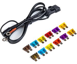 Gerbing Battery, câble de connexion Noir Noir