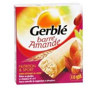 GERBLÉ - Barres Amande En Individuel 150G - Lot De 2 - meilleure offre