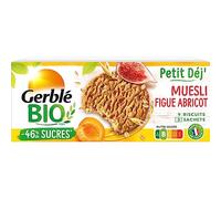 Gerblé Bio Biscuit Muesli - Biscuits Bio aux Céréales Complètes, Raisins Secs et Graines, Sans Huile de Palme, Riche en Fibres, 132 g
