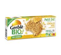 Gerblé Bio Biscuit Petit Dej' Céréales & Miel 132g